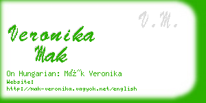 veronika mak business card